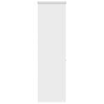 vidaXL Store enrouleur de douche avec cassette largeur du tissu 56 cm