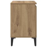 vidaXL Table de chevet en chêne d'artisan Chêne d'artisan
