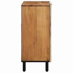 vidaXL Buffet avec étagère Marron 90 x 33 x 75 cm Bois d'acacia massif