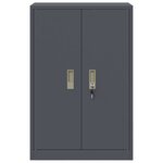 vidaXL Armoire de rangement Anthracite 60 x 40 x 90 cm Acier