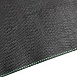 vidaXL Membrane anti-mauvaises herbes noir 2x25 m PP