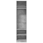 vidaXL Garde-robe Gris béton 50x50x200 cm Bois d'ingénierie