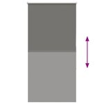 vidaXL Store enrouleur occultant largeur du tissu 80 7 cm polyester