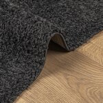 vidaXL Tapis shaggy PAMPLONA poils longs moderne anthracite 80x150 cm