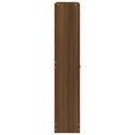 vidaXL Armoire à chaussures Chêne marron 59x17x81 cm Bois d'ingénierie