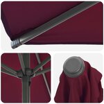 vidaXL Parasol de jardin avec base 270 x 270 cm Polyester