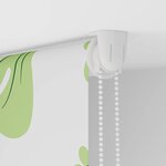 vidaXL Store enrouleur de douche 120x240 cm largeur du tissu 116 cm