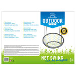 OUTDOOR PLAY Balançoire nid avec filet 90 cm