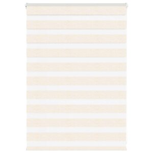 vidaXL Store zèbre beige marbré largeur du tissu 110 9 cm polyester