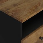 vidaXL Tables de chevet 2 Pièces Bois de manguier solide et d'ingénierie