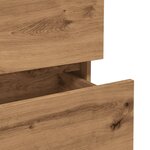 vidaXL Buffet chêne artisanal 70x41x75 cm bois d'ingénierie
