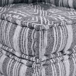 vidaXL Pouf Modulaire en Gris  70x70x54 cm  Tissu