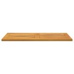 vidaXL Plateau de table Marron 90 x 45 x 2 cm Bois d'acacia massif