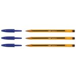 Stylo bille CRISTAL FINE Pointe Fine Bleu x 3 BIC
