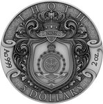 Pièce de monnaie en Argent 5 Dollars g 62.2 (2 oz) Millésime 2025 Echoes of Egypt THOTH