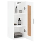 vidaXL Armoire murale blanc 34 5x34x90 cm bois d'ingénierie