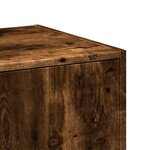 vidaXL Armoire d'apothicaire chêne fumé 40x41x118 cm bois d'ingénierie