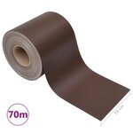 vidaXL Écran d'intimité de jardin PVC 70x0 19 m Marron