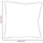 vidaXL Oreillers 2 Pièces Blanc 80 x 80 cm