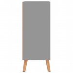 vidaXL Buffet gris 60x30x72 cm bois d'ingénierie