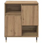 vidaXL Buffets 3 Pièces chêne artisanal 180 x 35 x 70 cm