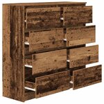 vidaXL Buffet vieux bois 100x35x99 cm bois d'ingénierie
