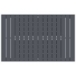 vidaXL Ensemble de salle à manger pour jardin 9 Pièces Anthracite Acier