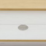 AXI Banc de rangement Corky Marron et blanc