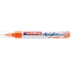 Marqueur acrylique moyen 5100 Orange fluOrescent 2-3 mm x 10 EDDING