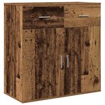 vidaXL Buffet Bois ancien 78 x 38 x 80 cm Bois d'ingénierie