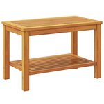 vidaXL Table basse Marron 70 x 40 x 45 cm Bois d'acacia massif