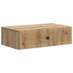 vidaXL Table d'appoint murale 59 x 34 5 x 17 cm Bois d'ingénierie