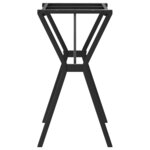 vidaXL Pieds de table à manger cadre en Y 80x40x73 cm fonte