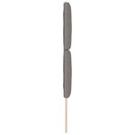 vidaXL Tête de lit avec tête de lit Taupe 80 cm Cuir synthétique