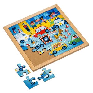 Services d'urgence - police  25 pièces de puzzle