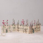 Clôture en bois à décorer 51 x 15 cm