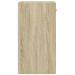 vidaXL Tables de chevet 2 Pièces chêne sonoma 35x34x65 cm bois ingénierie