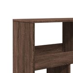 vidaXL Cloison de séparation chêne marron bois d'ingénierie
