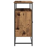 Buffet vidaXL en bois ancien 100x35x80 cm en bois aggloméré et acier
