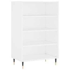 vidaXL Buffet haut blanc 57x35x90 cm bois d'ingénierie