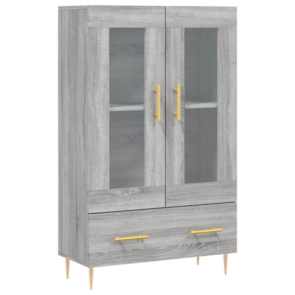 vidaXL Buffet haut sonoma gris 69 5x31x115 cm bois d'ingénierie