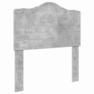 vidaXL Tête de lit avec tête de lit Gris béton 90 cm Bois d'ingénierie