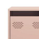 vidaXL Meuble TV rose 68x39x43 5 cm acier laminé à froid