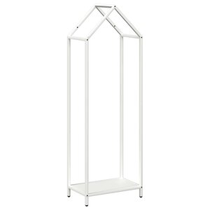 vidaXL Portant de bois chauffage blanc 40x25x120 cm