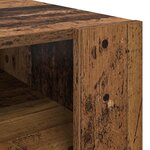 vidaXL Table basse Bois ancien 66 x 53 x 45 cm Bois d'ingénierie