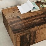 vidaXL Table basse Bois ancien 95 x 55 x 31 cm Bois d'ingénierie