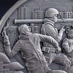 Pièce de monnaie en Argent 10 Cedis g 62.2 (2 oz) Millésime 2024 BATTLE OF KYIV
