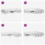 vidaXL Ensemble de canapés d'extérieur 11 pc Blanc et Beige
