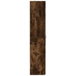 vidaXL Armoire de classement chêne fumé 60x32x153 cm bois d'ingénierie