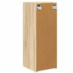 vidaXL Meuble TV mural 2 Pièces Sonoma 30 x 31 x 80 cm Bois d'ingénierie
